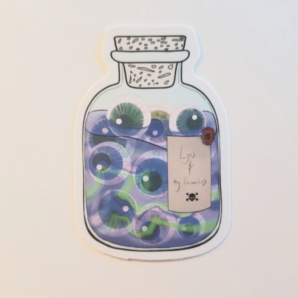 10/$10 Eyes Of My Enemies Sticker